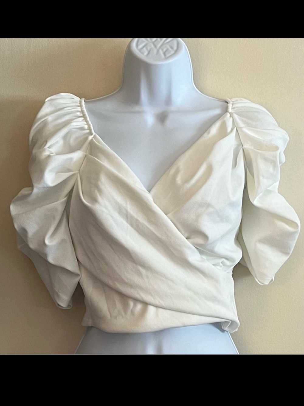 Win Win Draped Crop Top